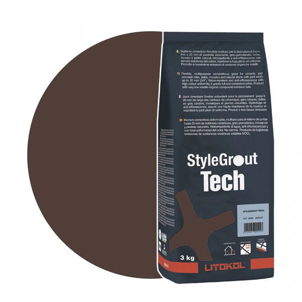 Litokol Voegmiddel Stylegrout Tech Brown-2 á 3 kg -