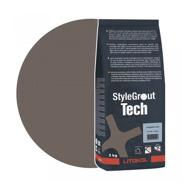 Litokol Voegmiddel Stylegrout Tech Grey-3 á 3 kg -