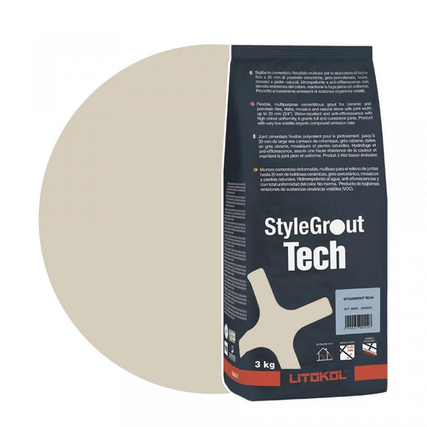 Litokol Voegmiddel Stylegrout Tech Ivory-2 á 3 kg -
