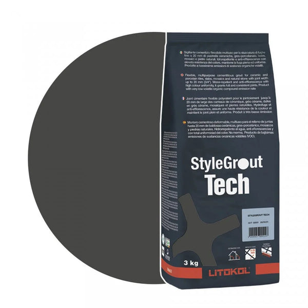 Litokol Voegmiddel Stylegrout Tech zwart-1 á 3 kg -