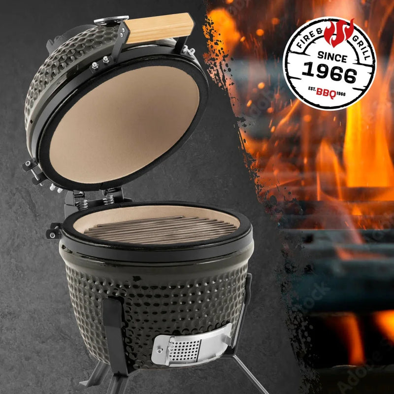 Mini Kamado Grillchef by Landmann Ø 27 cm Zwart - Kamado