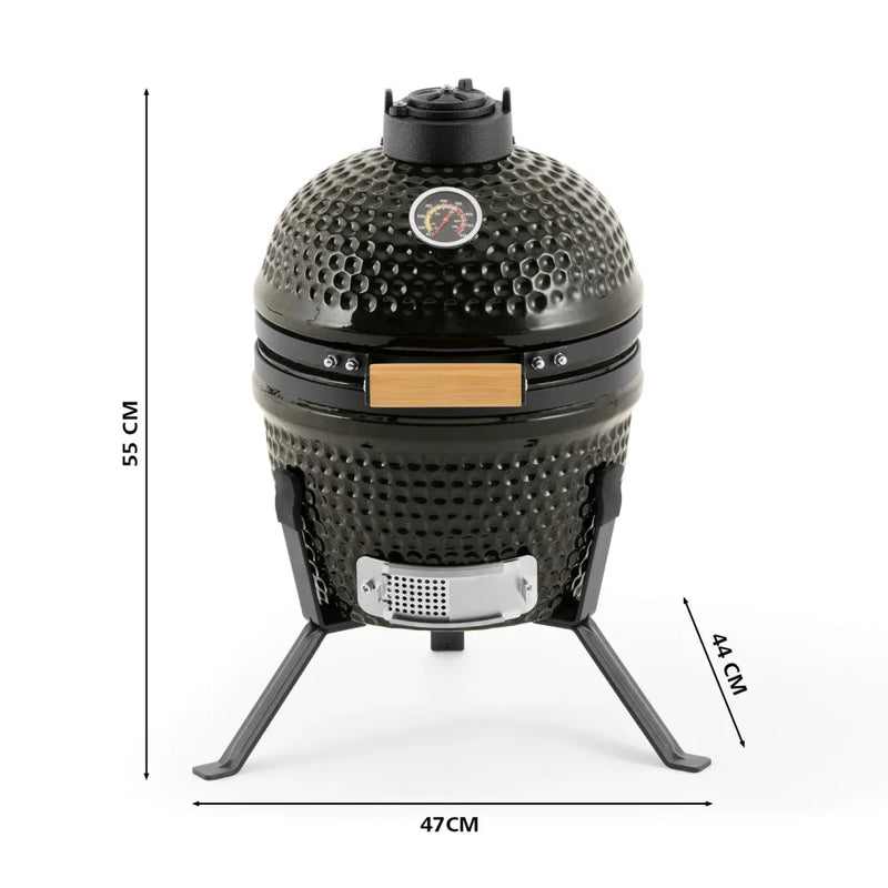 Mini Kamado Grillchef by Landmann 27 CM Black iWoon