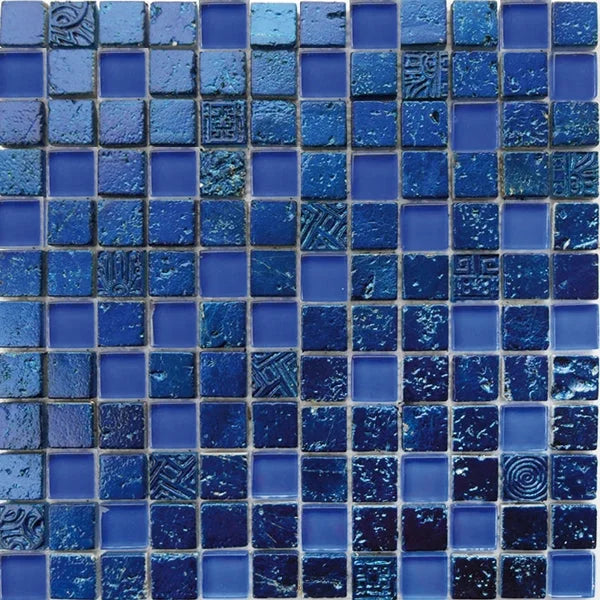 Mozaïek Blue mix 29.5 x 29.5 cm bo.005 - Mozaïek