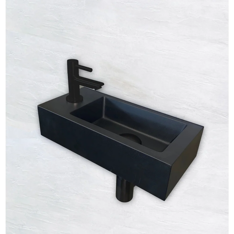 One Pack Mini-Rhea links fontein 360x180x90 mat-zwart -