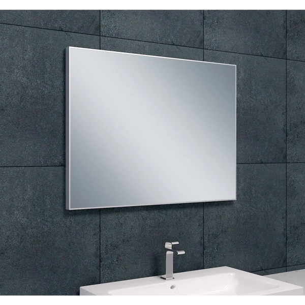 Spiegel aluminium lijst 80 x 60 x 2,1 cm - Spiegel