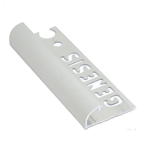 Tegelstrip aluminium ro.a.str.mat-zilver 10mm - Tegelstrips