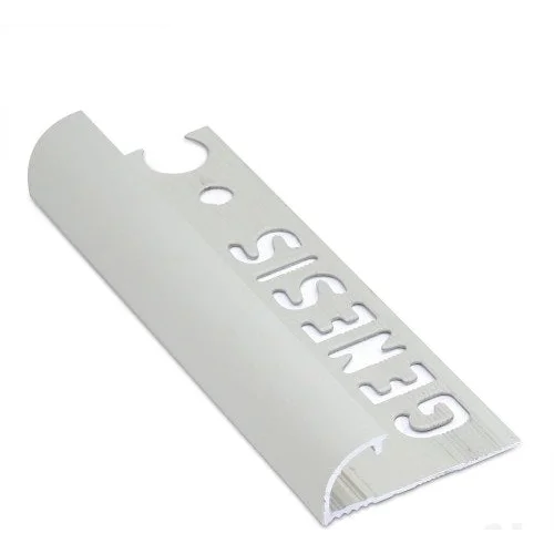 Tegelstrip aluminium ro afw.str.mat-zilver 6mm - Tegelstrips