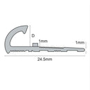 Tegelstrip Rond profiel Créme - Room 9 mm - Tegelstrips