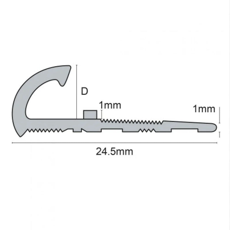 Tegelstrip Rond profiel Créme - Room 9 mm - Tegelstrips