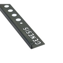 Tegelstrip RVS zwart vierkant 10 mm 2,5mtr - Tegelstrips