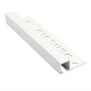 Vierkant profiel Aluminium Wit 10 mm - Tegelstrips