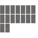 Vloertegel Core antraciet rect. 30 x 60 cm - Vloertegels