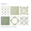 Vloertegel Country charm 200 decor mix 20 x 20 cm -
