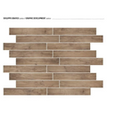 Vloertegel Great Wood amber 20 x 120 cm - Vloertegels