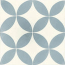 Vloertegel Kashba blue circle 20 x 20 cm - Vloertegels