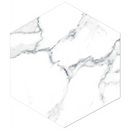 Vloertegel Swan white hexagon 20 x 20 cm - Vloertegels