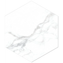 Vloertegel Swan white hexagon 20 x 20 cm - Vloertegels