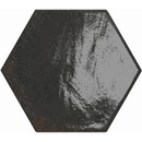 Wandtegel Carmen Hexagon black 13 x 15 cm - Wandtegels
