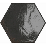 Wandtegel Carmen Hexagon black 13 x 15 cm - Wandtegels