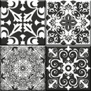 Wandtegel Notte White| Black 30 x 30 cm - Wandtegels