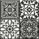 Wandtegel Notte White| Black 30 x 30 cm - Wandtegels