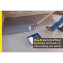Weber Egalisatie zichtvloer Egalisatiemortel Weberlevel Top