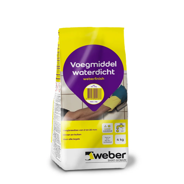 Weber Voegmiddel Wit 4 kg - Voegmiddel